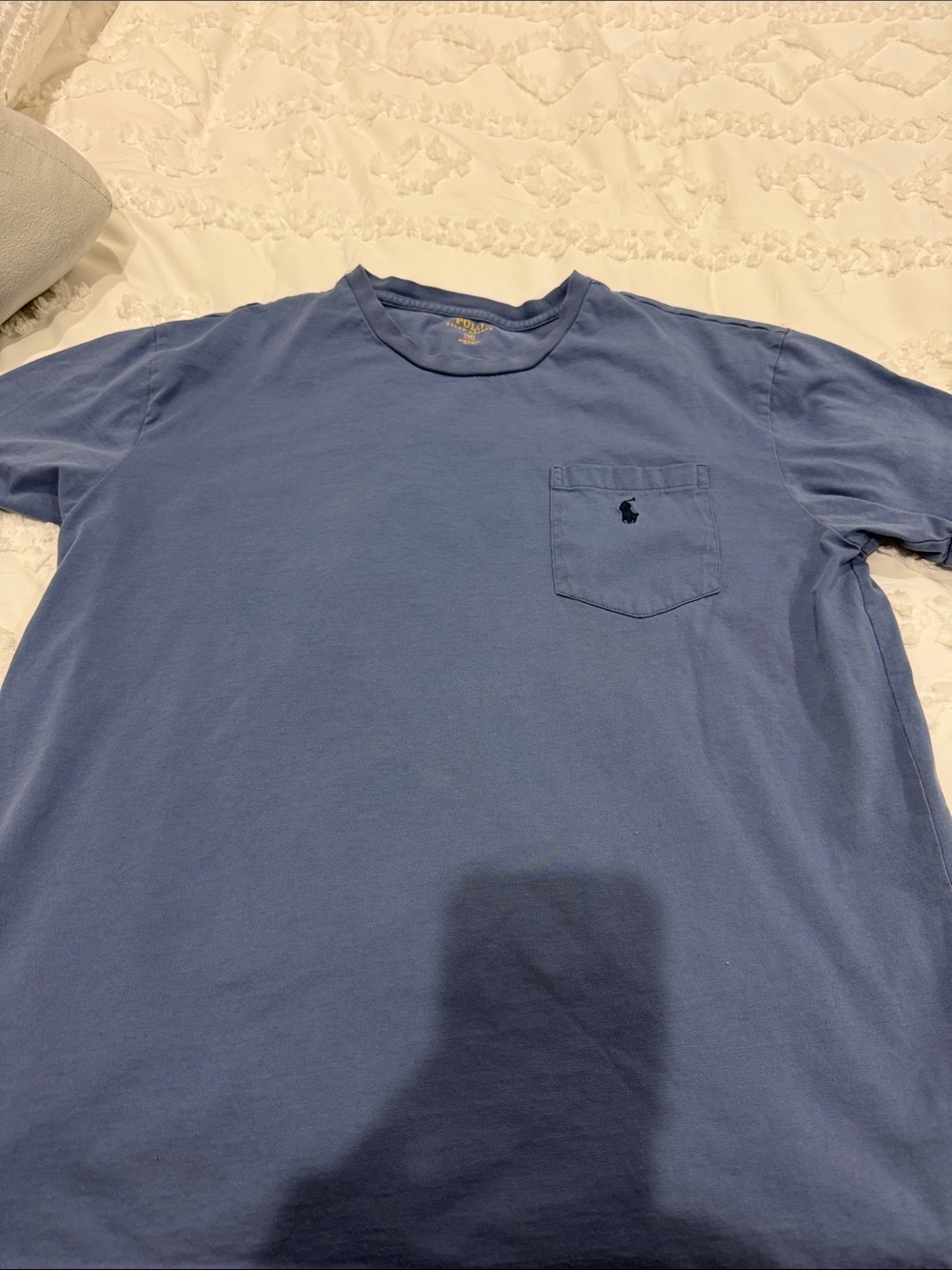 Men’s blue shortsleeved tee shirt by POLO
